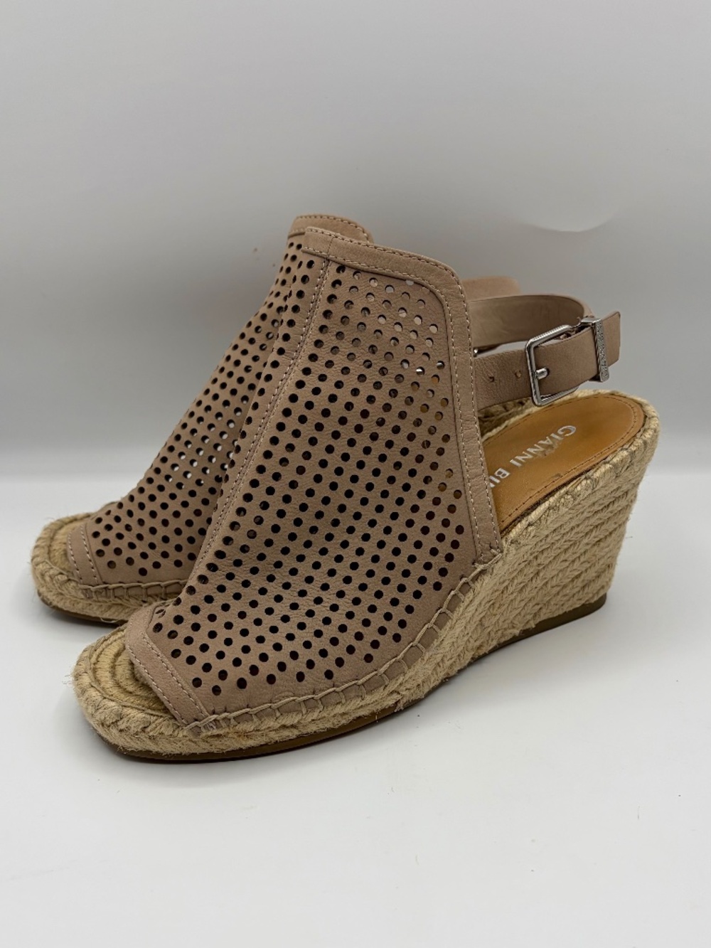 Gianni Bini Leather Espadrilles